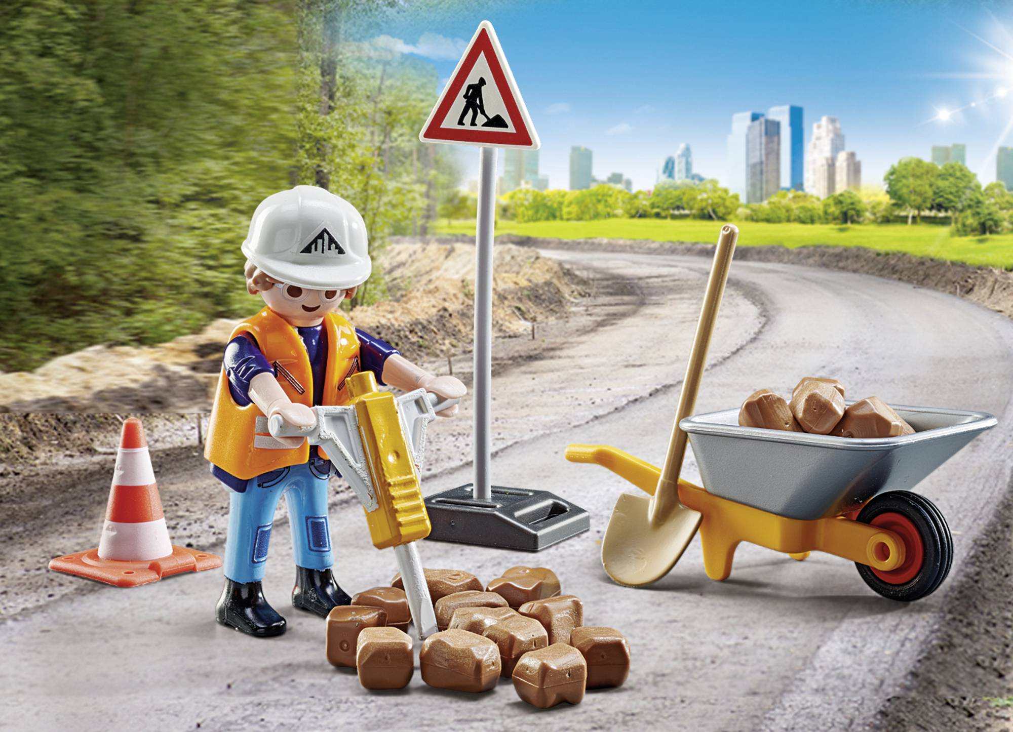 Playmobil® City Action Straßenbau 71045