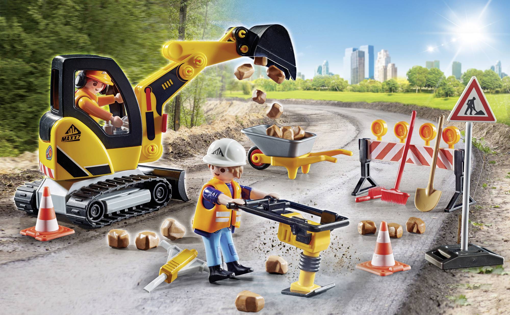 Playmobil® City Action Straßenbau 71045