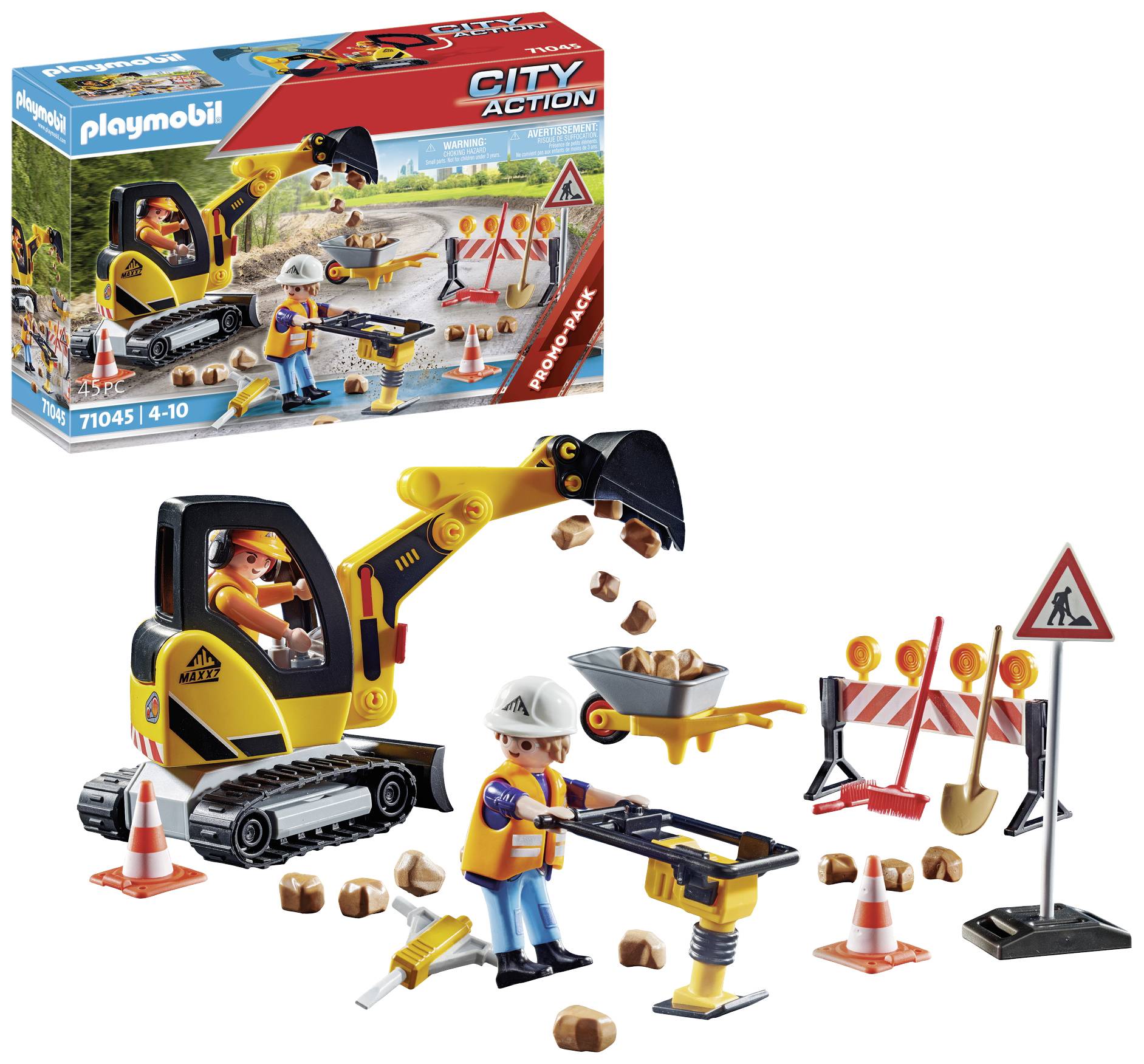 Playmobil® City Action Straßenbau 71045