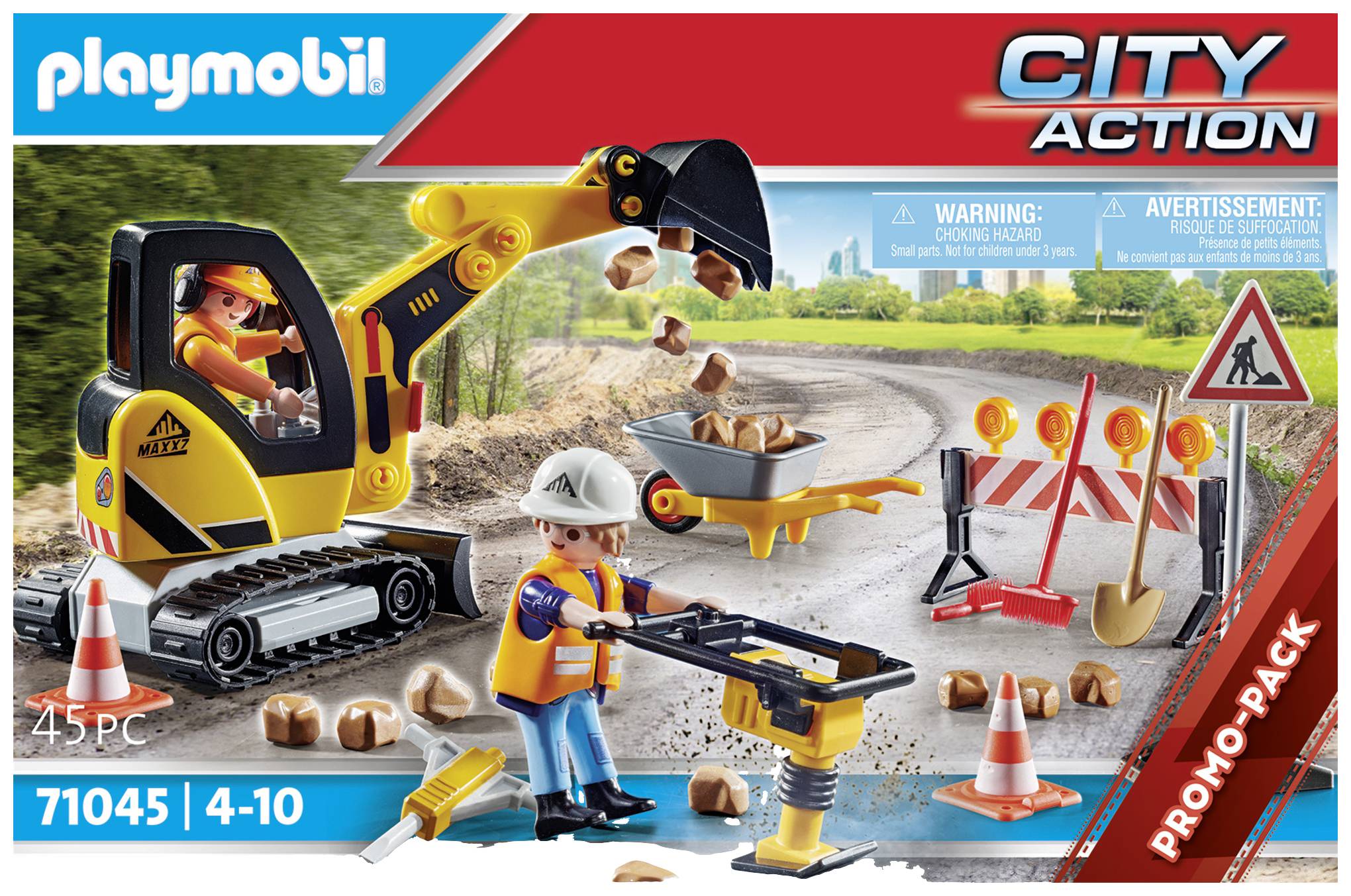 Playmobil® City Action Straßenbau 71045
