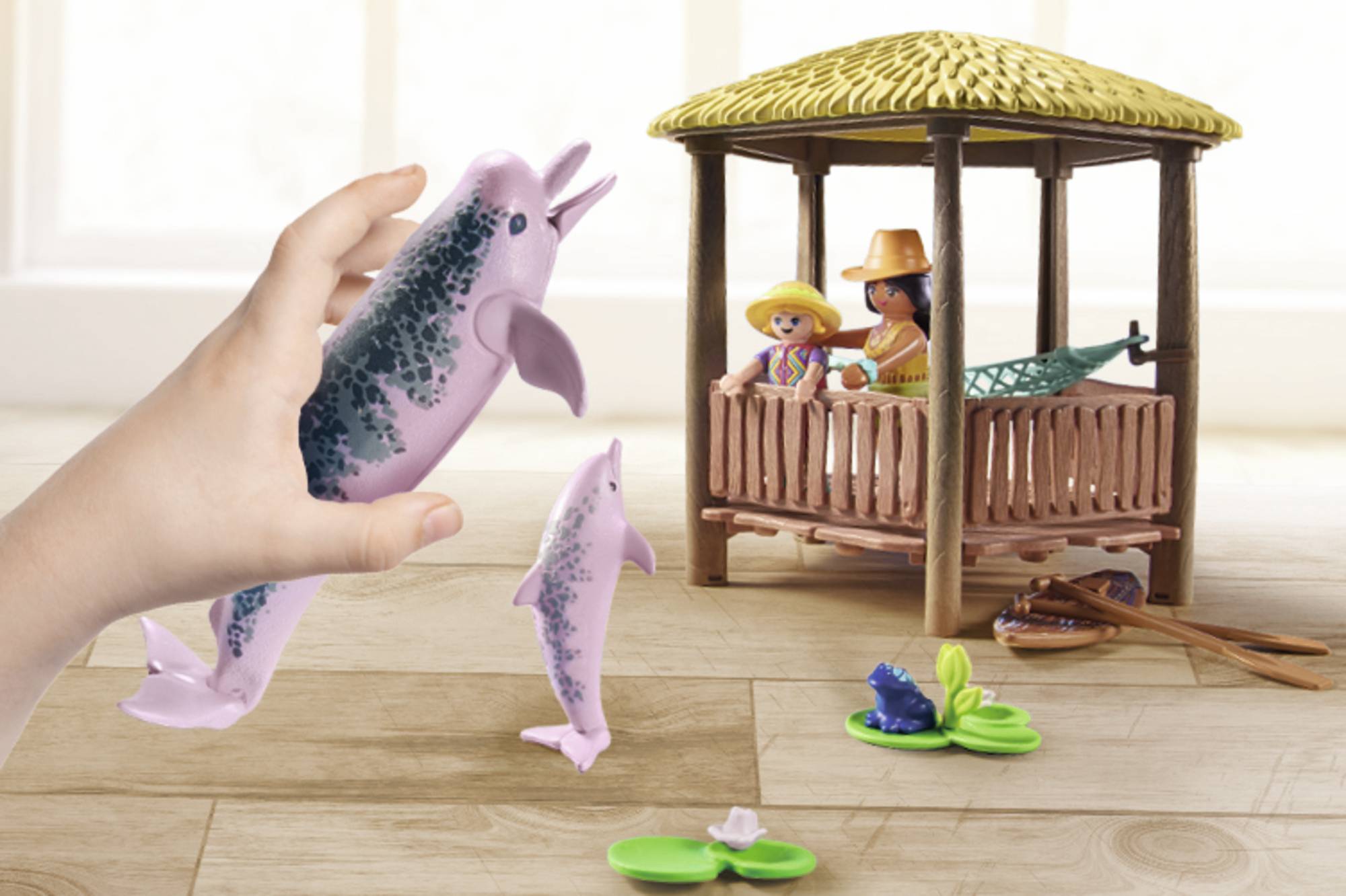 Playmobil® Wiltopia Paddeltour mit den Flussdelfinen 71143