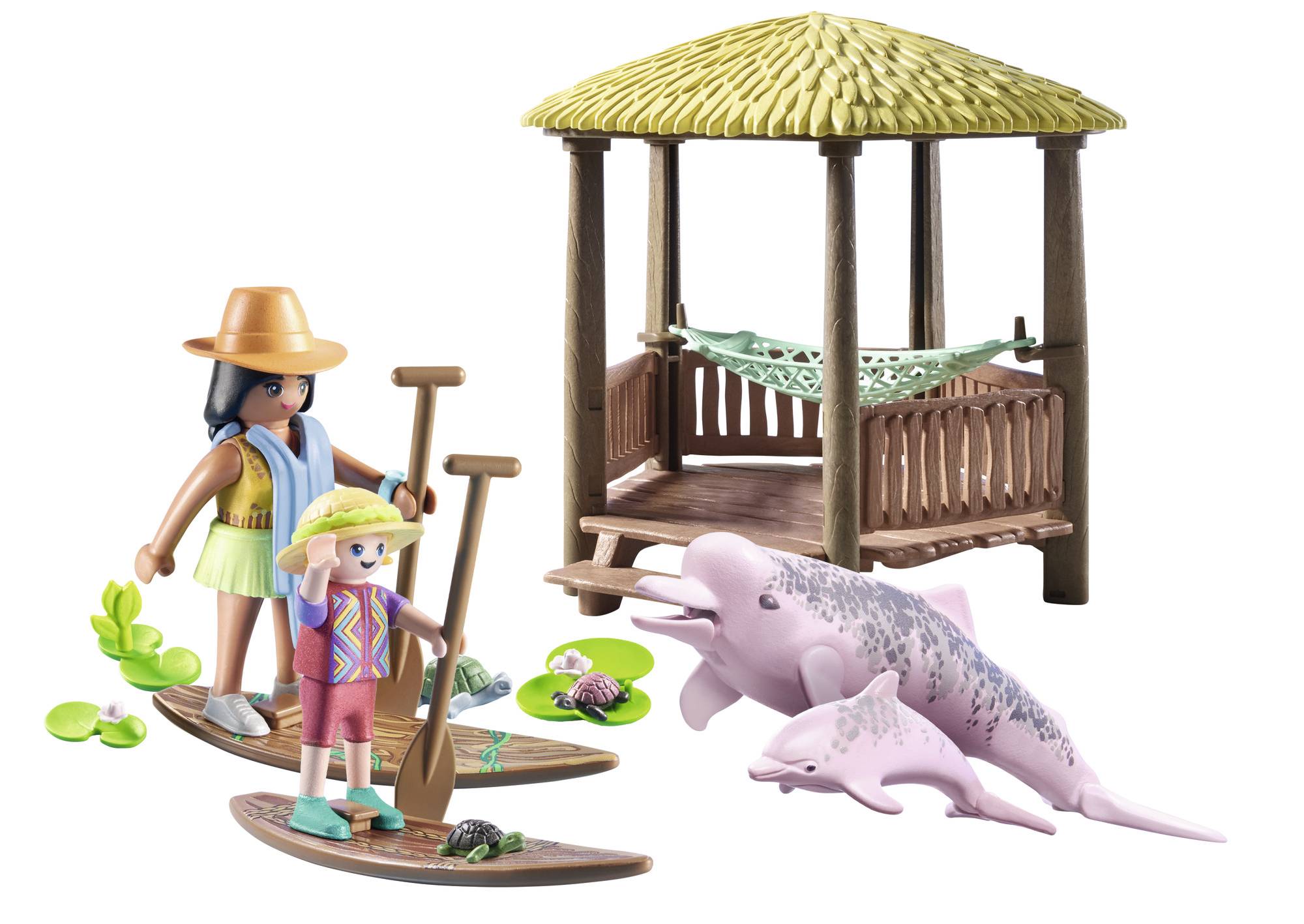 Playmobil® Wiltopia Paddeltour mit den Flussdelfinen 71143