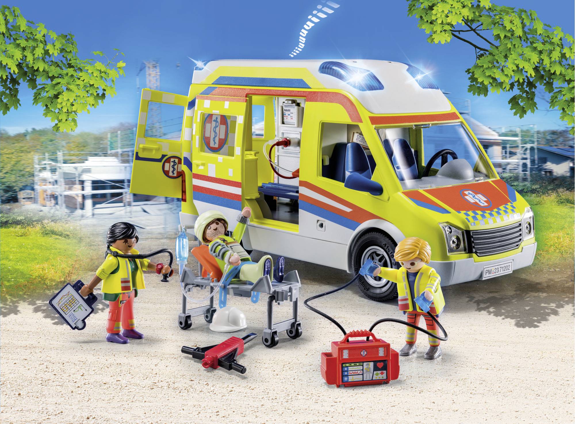 Playmobil® City Life Rettungswagen mit Licht und Sound 71202