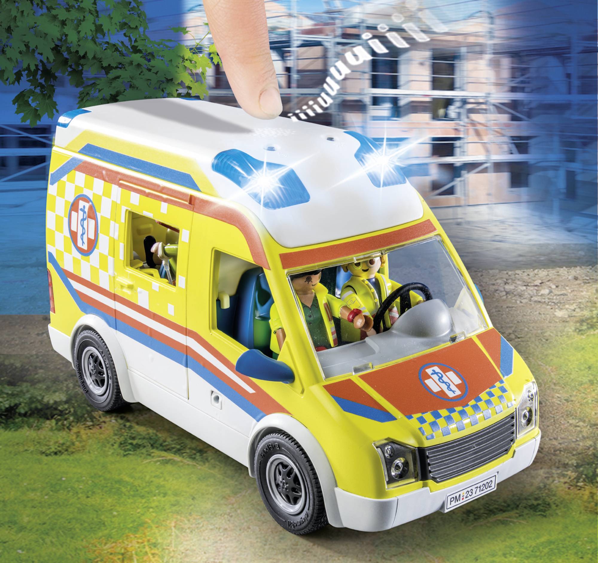 Playmobil® City Life Rettungswagen mit Licht und Sound 71202