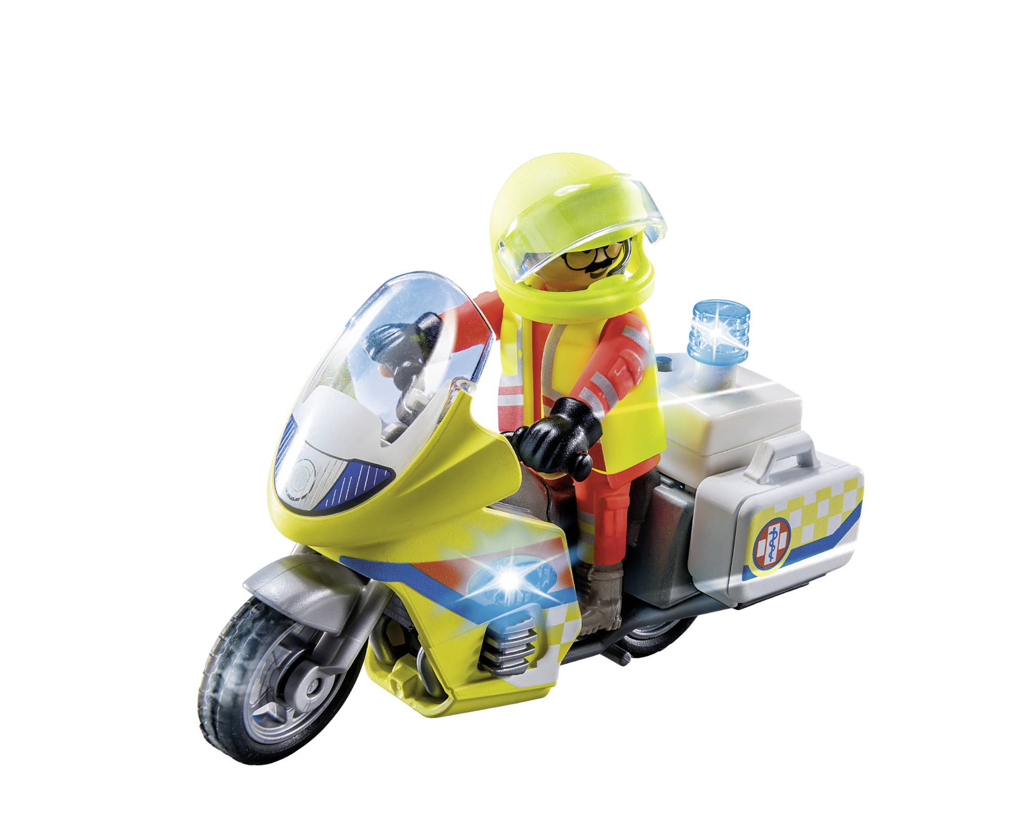 Playmobil® City Life Notarzt-Motorrad mit Blinklicht 71205