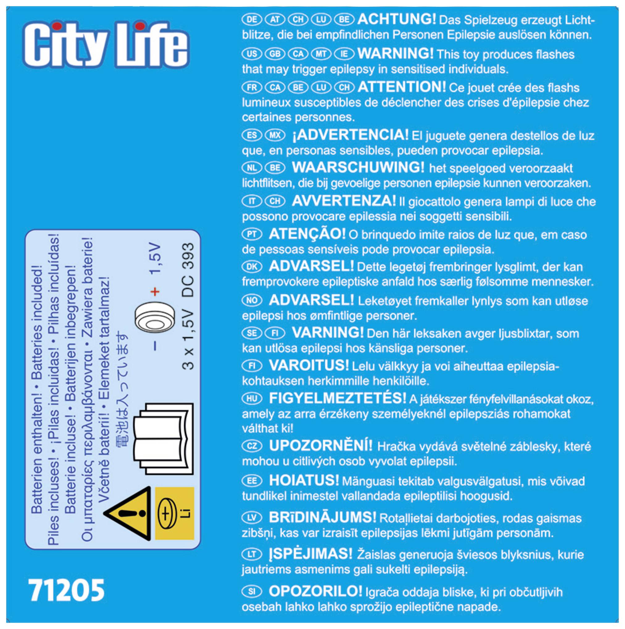 Playmobil® City Life Notarzt-Motorrad mit Blinklicht 71205