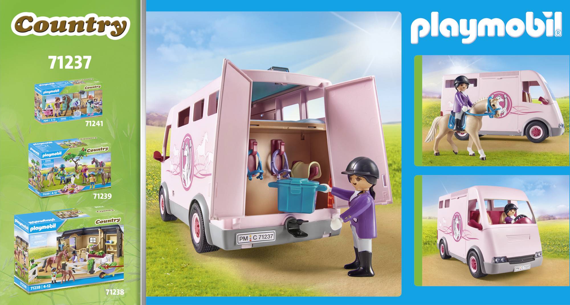 Playmobil® Country Pferdetransporter 71237
