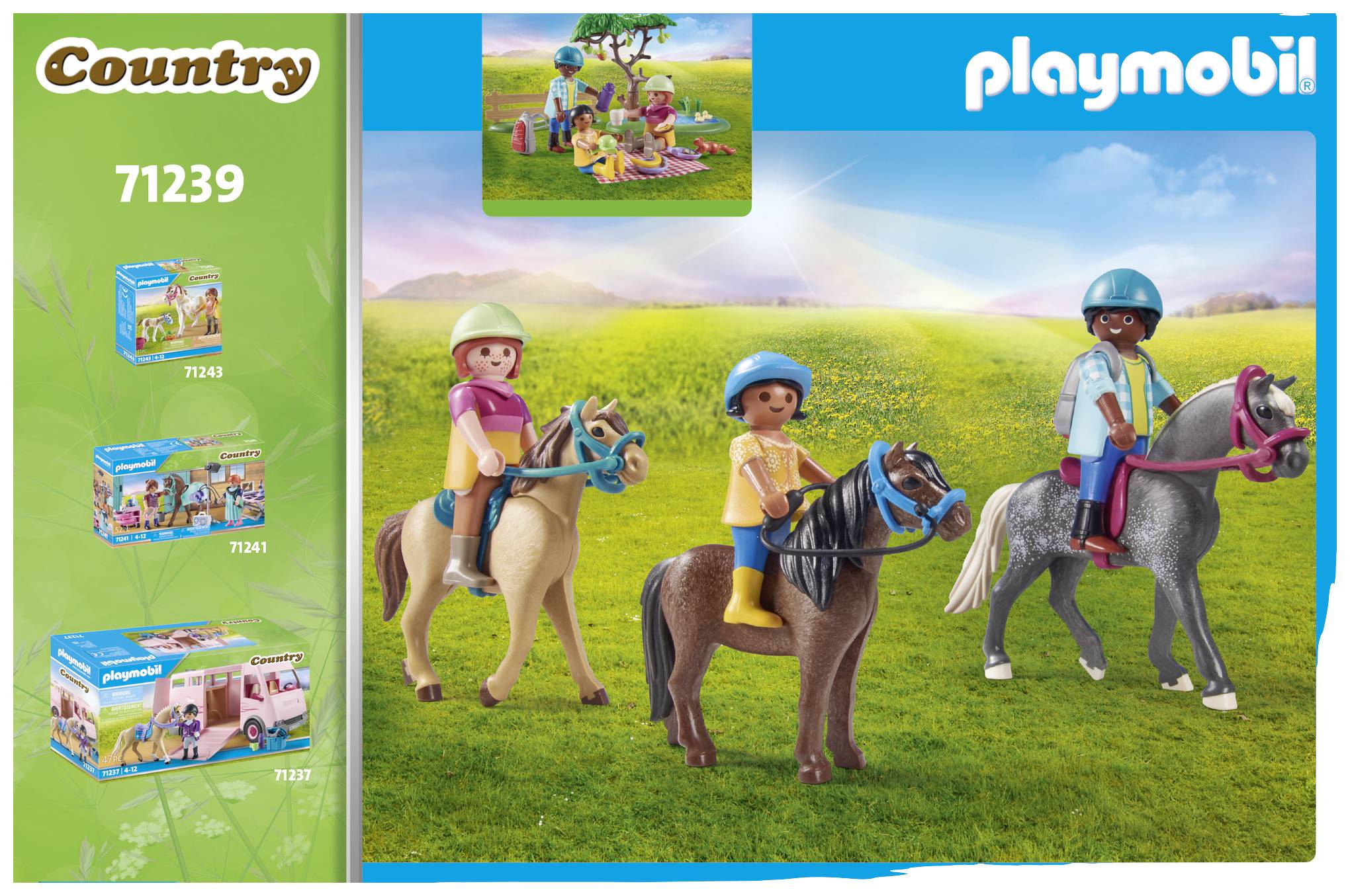 Playmobil® Country Picknickausflug mit Pferden 71239