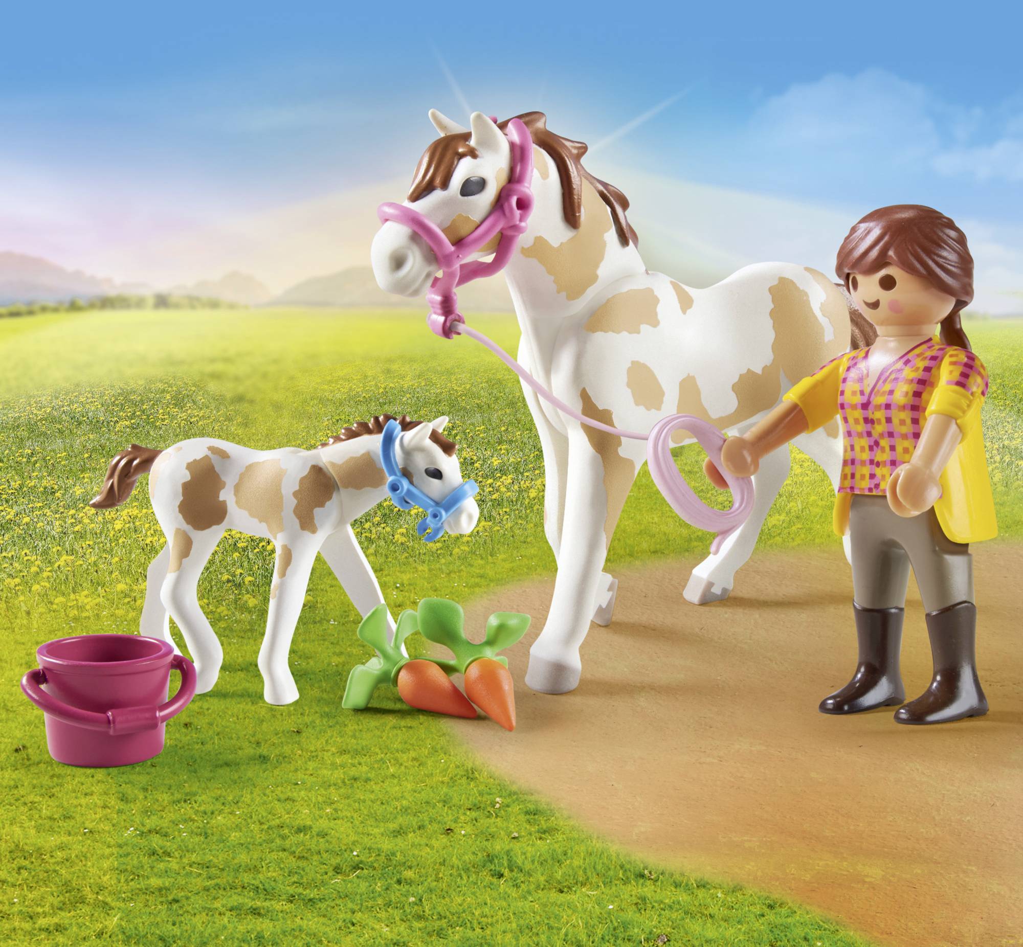 Playmobil® Country Pferd mit Fohlen 71243