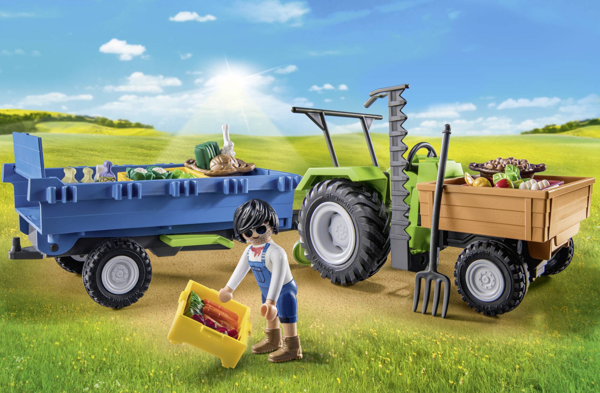 Playmobil® Country Traktor mit Hänger 71249