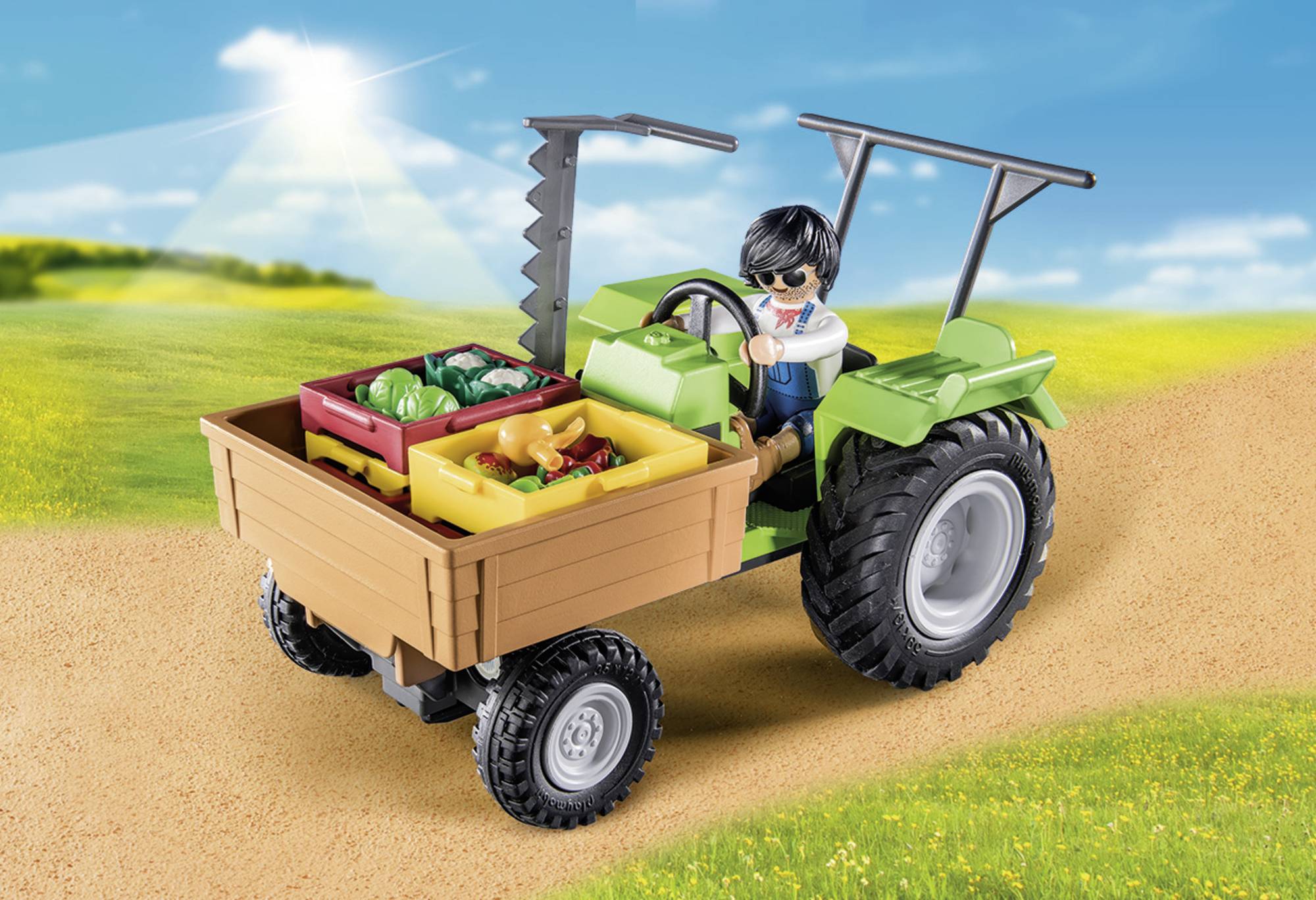 Playmobil® Country Traktor mit Hänger 71249