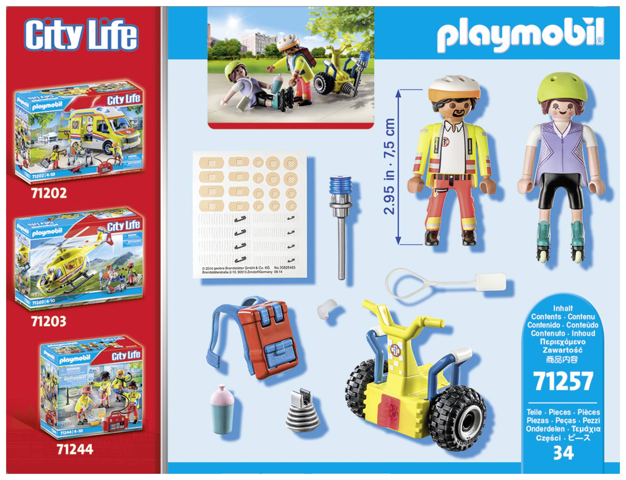 Playmobil® City Life Starter Pack Rettung mit Balance-Racer 71257