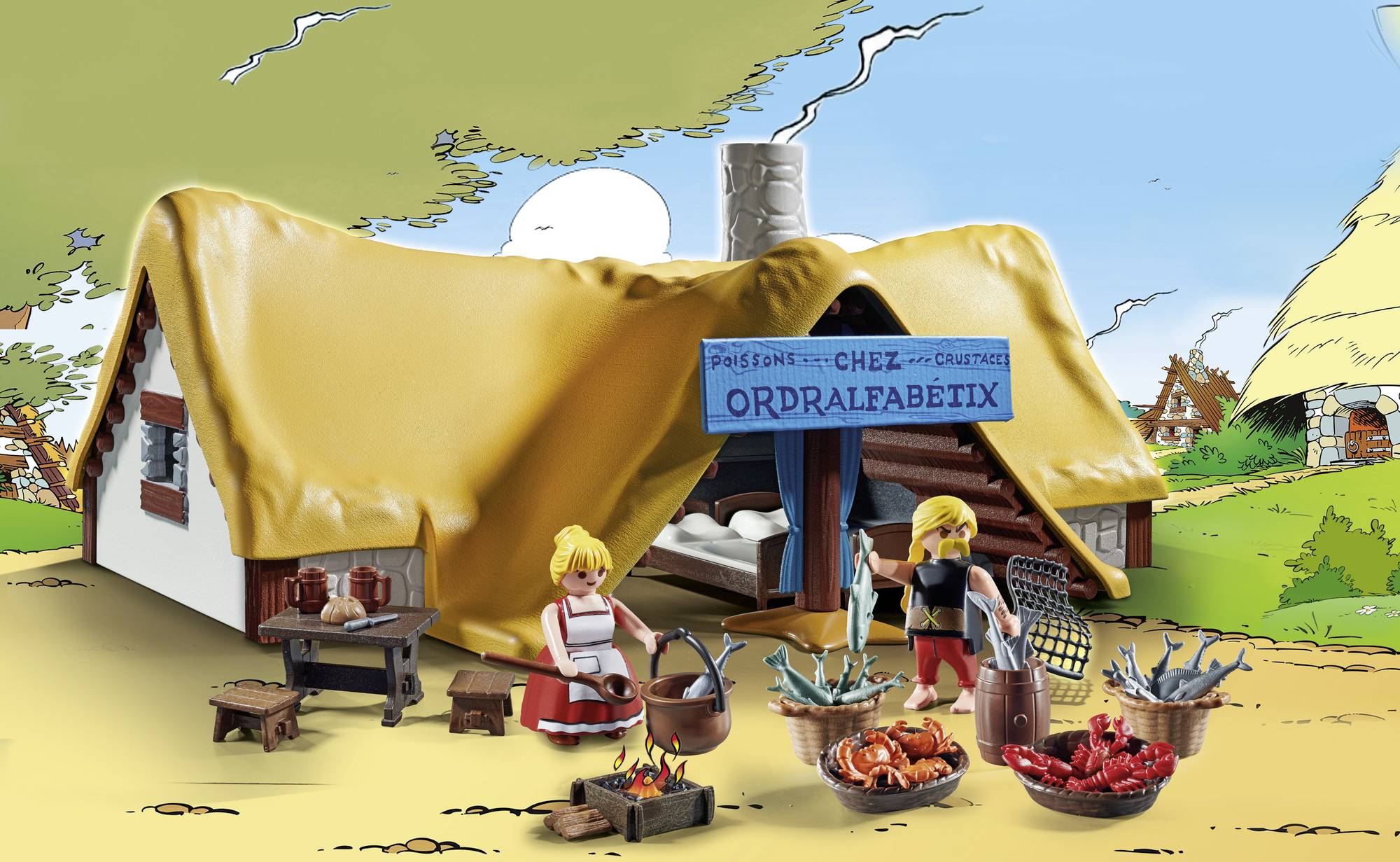Playmobil® Asterix Hütte des Verleihnix 71266