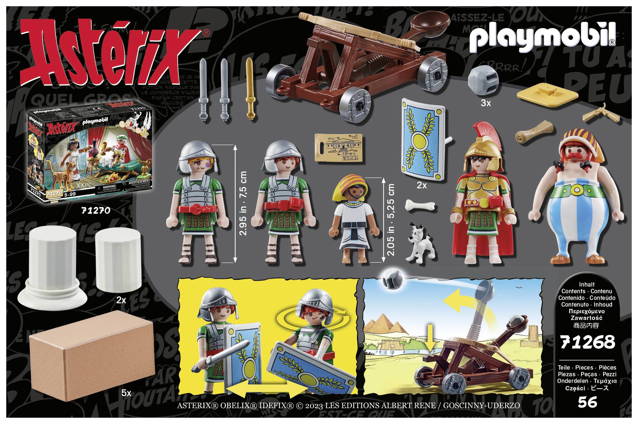 Playmobil® Asterix Numerobis und die Schlacht um d 71268