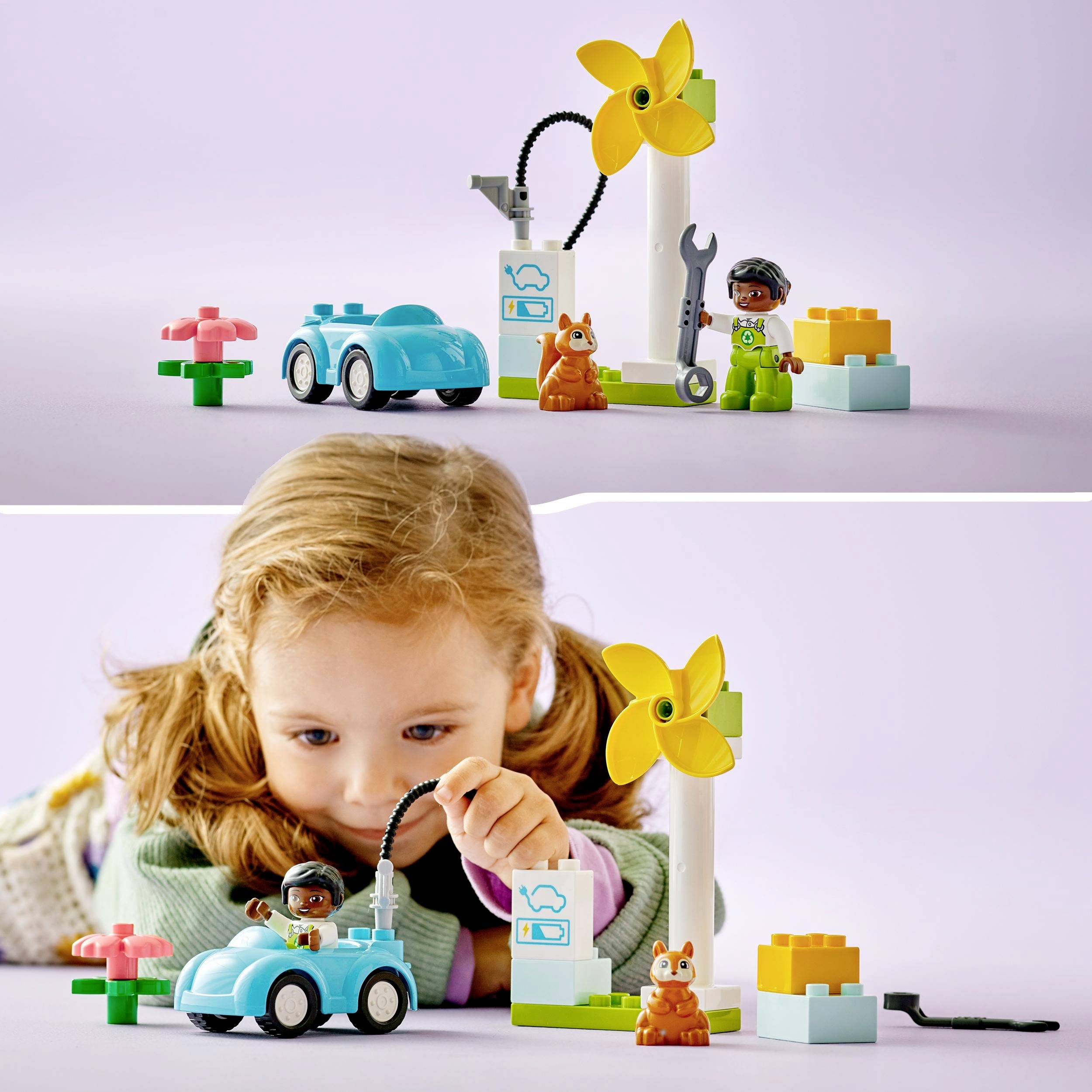 10985 LEGO® DUPLO® Windrad und Elektroauto