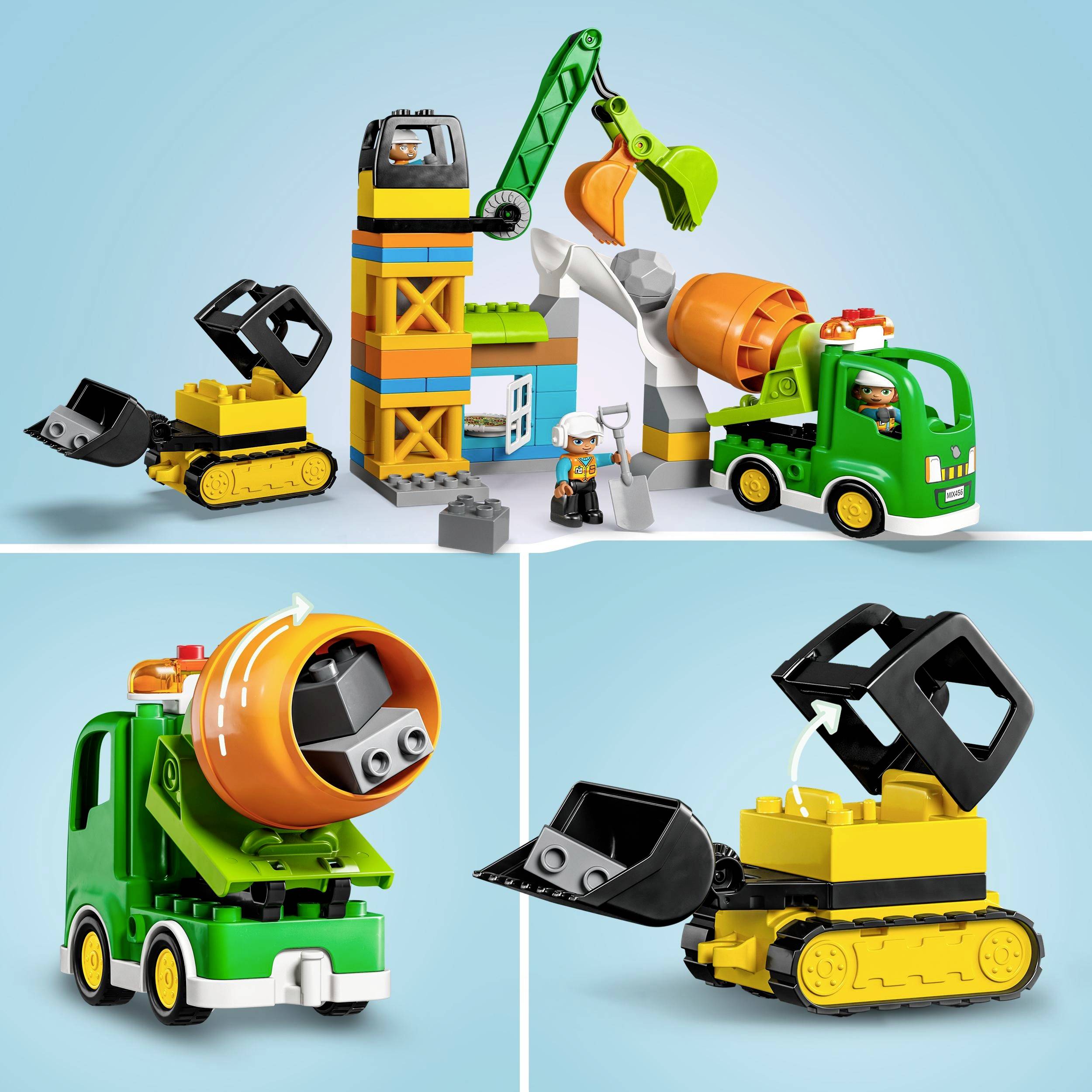 10990 LEGO® DUPLO® Baustelle mit Baufahrzeugen