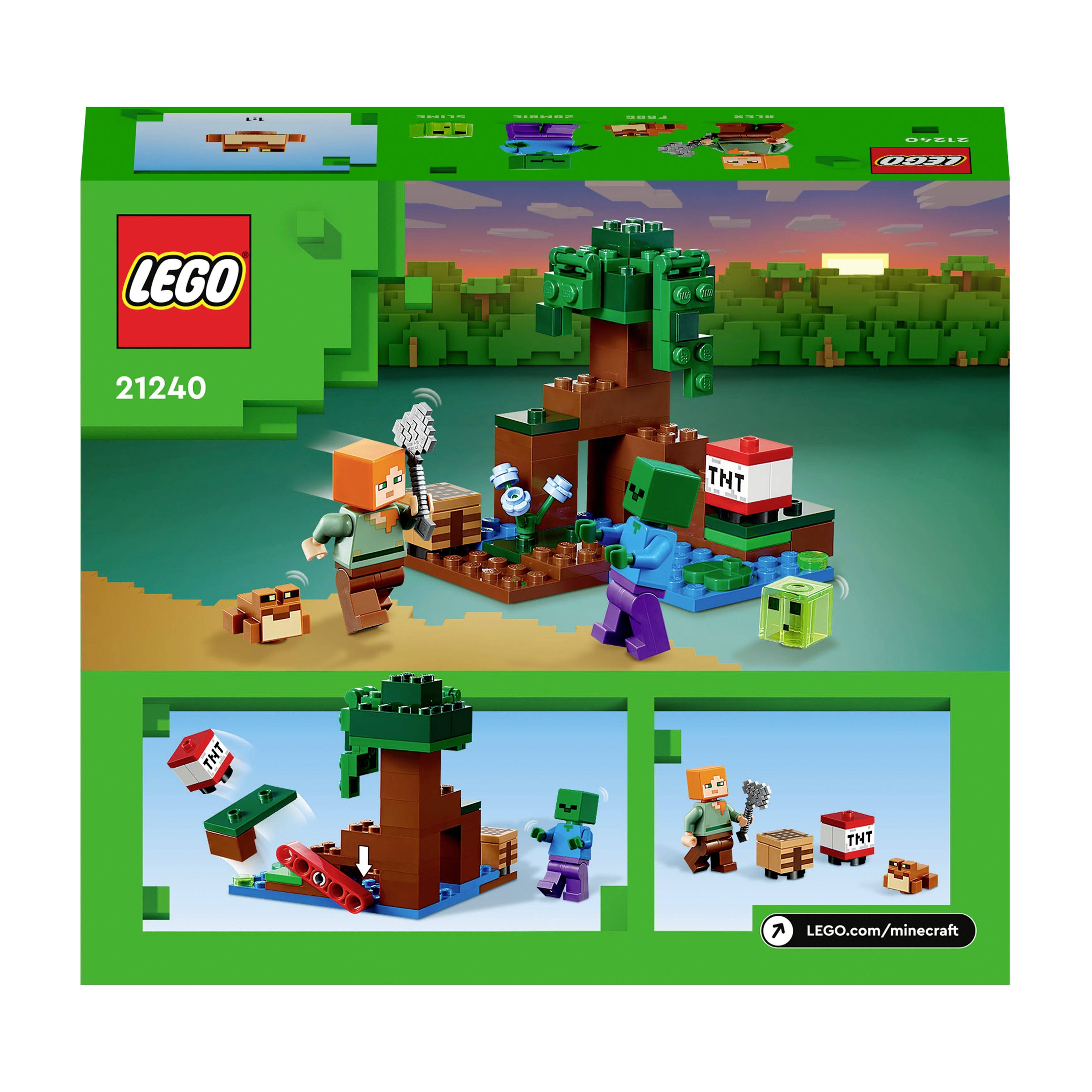 21240 LEGO® MINECRAFT Das Sumpfabenteuer