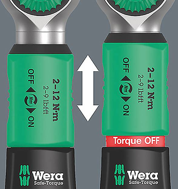 Wera Safe-Torque A 1 05075830001 Drehmomentschlüssel-Set mit Umschaltknarre 2 - 12 Nm