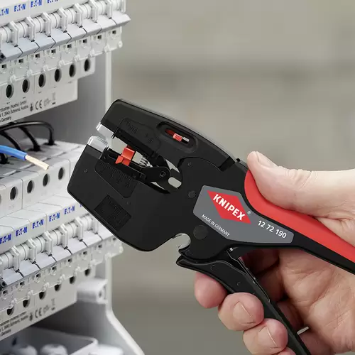 Knipex NexStrip 12 72 190 Crimpzange 0.03 bis 10mm² Knipex NexStrip 12 72 190 Crimpzange 0.03 bis 10mm²