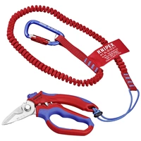 Knipex Gewinkelte Elektrikerschere mit Mehrkomponenten-Hüllen, glasfaserverstärkt 160mm 95 05 20 SB Knipex Gewinkelte Elektrikerschere mit Mehrkomponenten-Hüllen, glasfaserverstärkt 160mm 95 05 20 SB