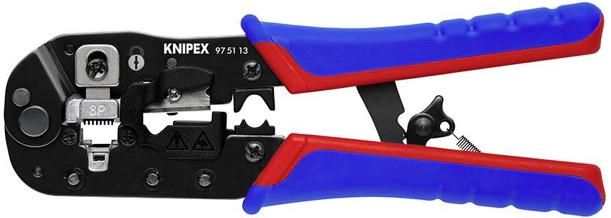 Knipex Crimpzange für RJ45-Westernstecker 97 51 13 Crimpzange