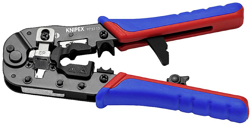 Knipex Crimpzange für RJ45-Westernstecker 97 51 13 Crimpzange