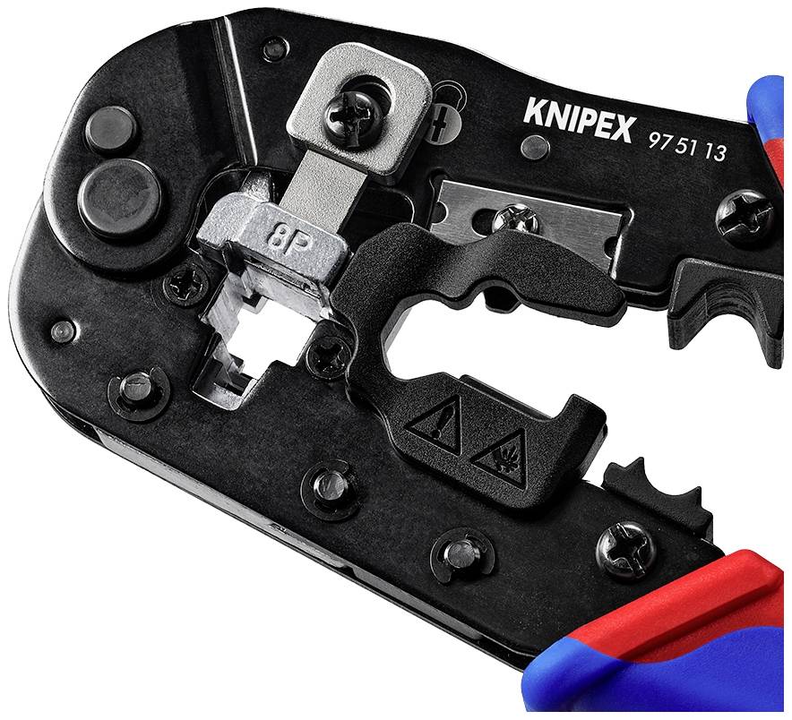 Knipex Crimpzange für RJ45-Westernstecker 97 51 13 Crimpzange