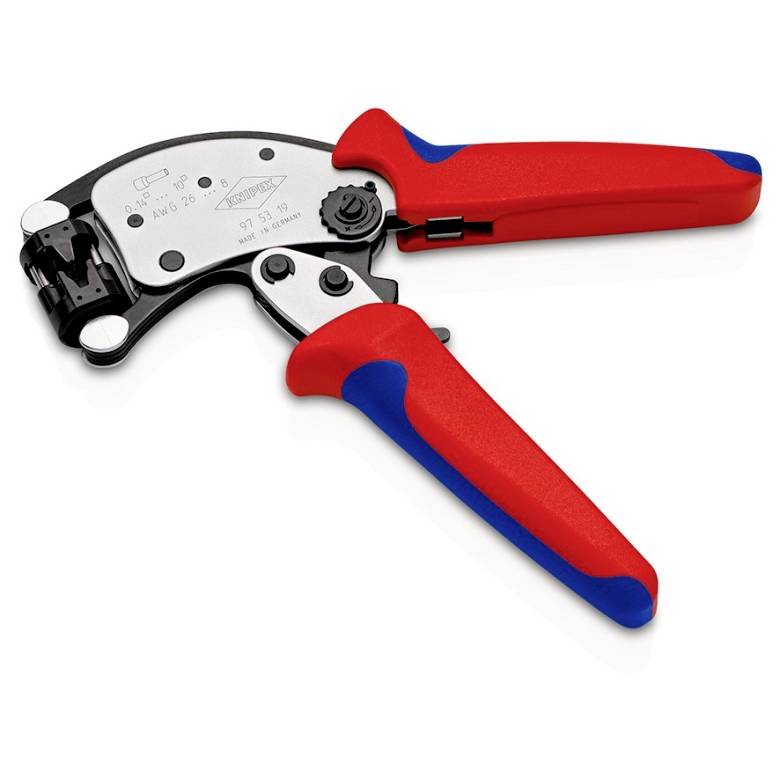 Knipex Twistor® T Crimpzange mit Trapezcrimp 97 53 19 Crimpzange