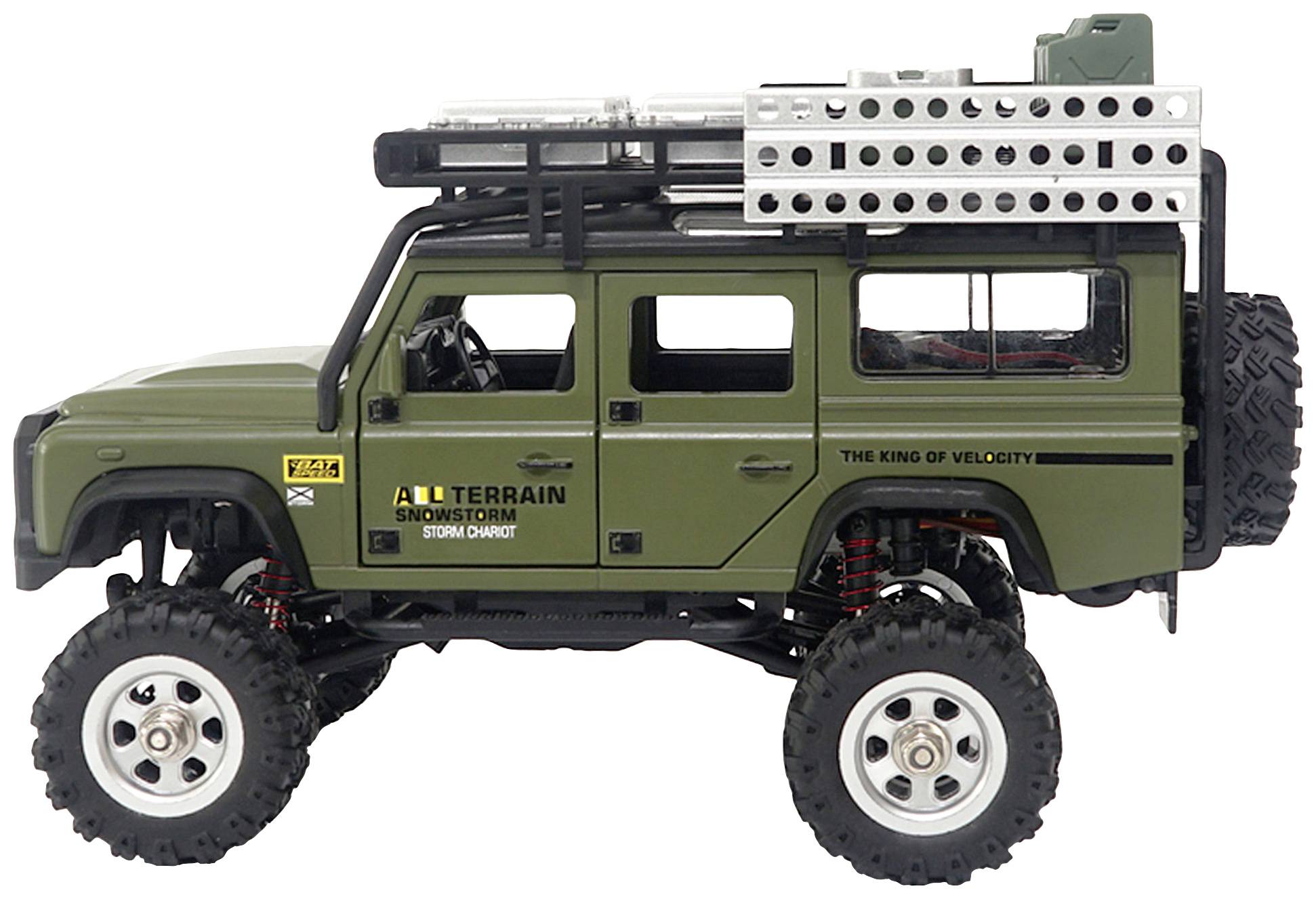 Amewi D90X28 Metall Scale Brushed 1:28 RC Modellauto Elektro Crawler Allradantrieb (4WD) RtR 2,4 GH