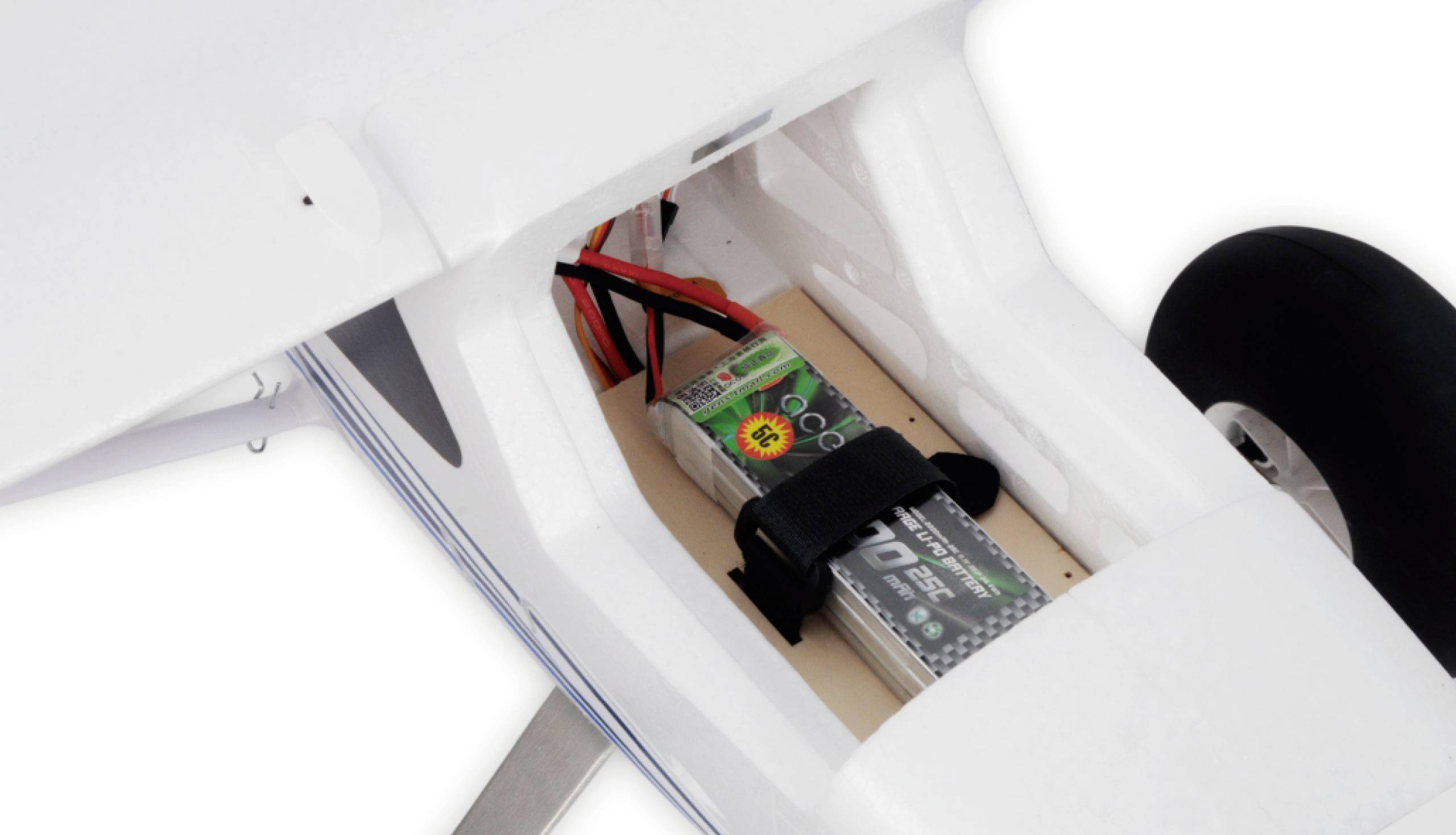 Amewi AMXPlanes GlaStar Weiß RC Modellflugzeug PNP 1233mm