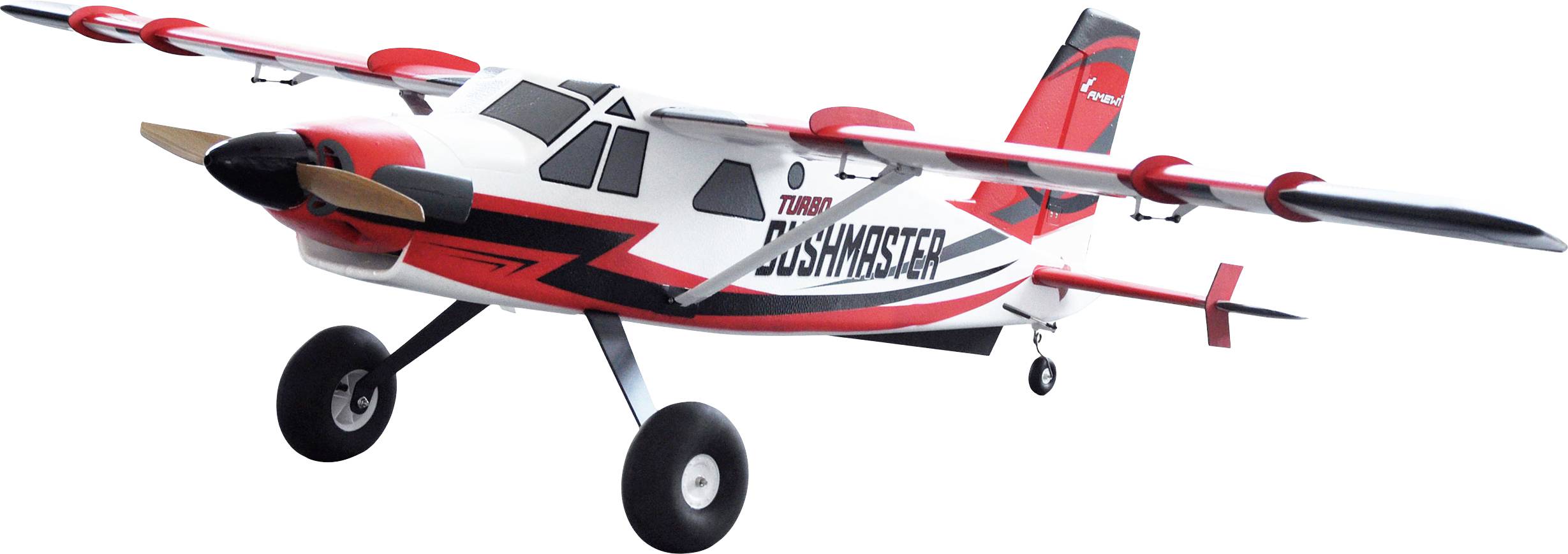 Amewi AMXFlight Turbo Bushmaster Weiß, Rot RC Modellflugzeug PNP 1830mm