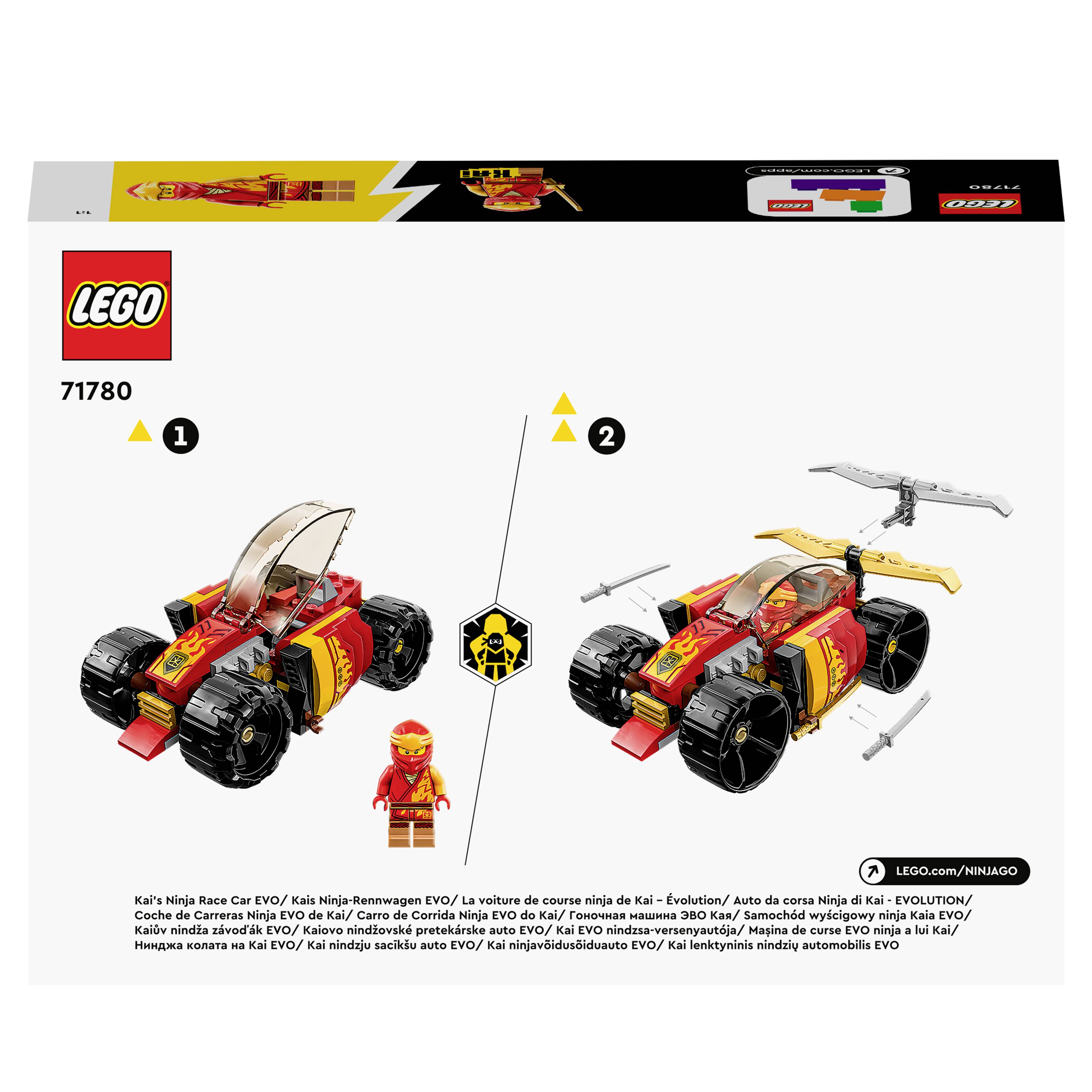 71780 LEGO® NINJAGO Kais Ninja-Rennwagen EVO