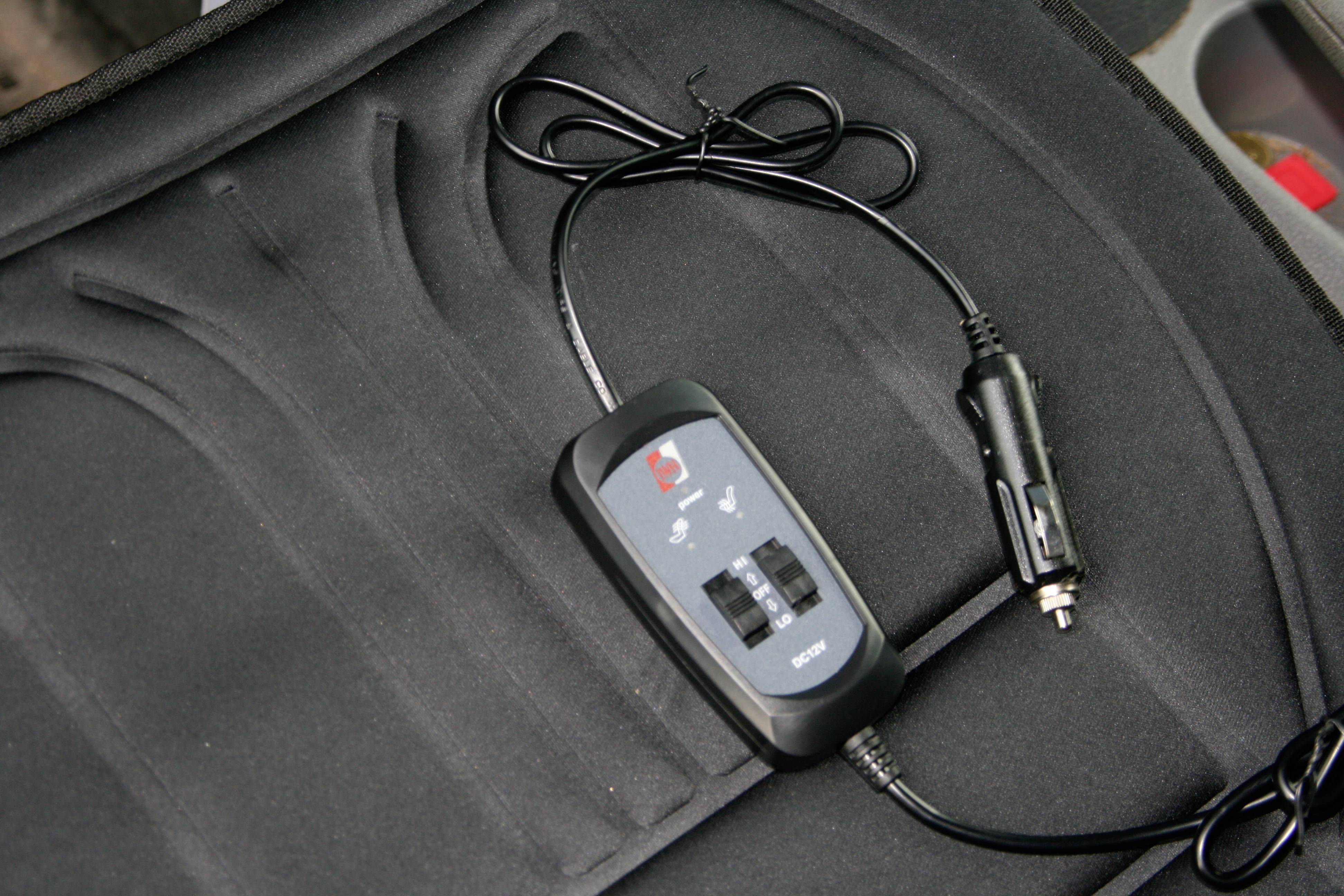 IWH Beheizbare Sitzauflage Carbon 12V 019900 Schwarz