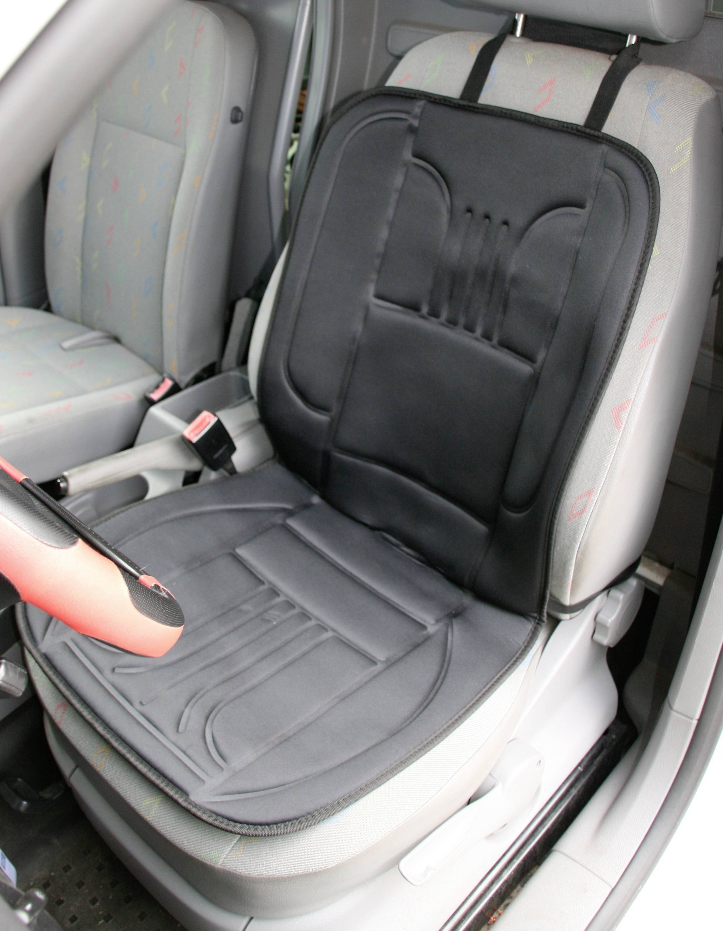 IWH Beheizbare Sitzauflage Carbon 12V 019900 Schwarz