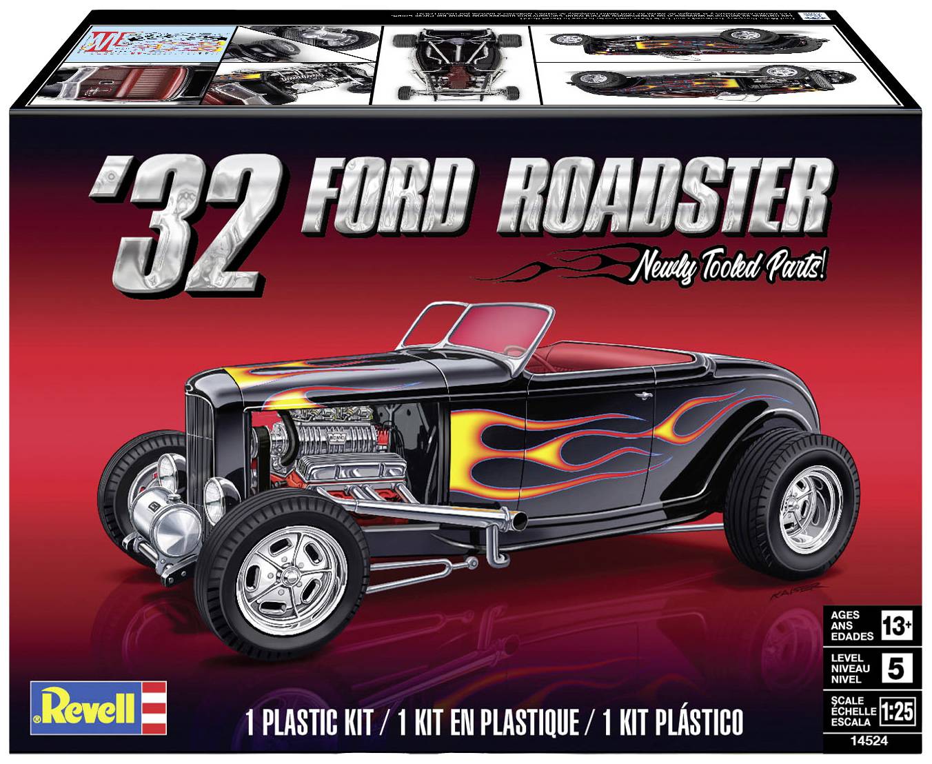 Revell 14524 1932 Ford Roadster Automodell Bausatz 1:25