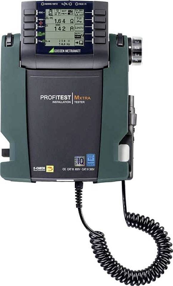 Gossen Metrawatt PROFiTEST MXTRA IQ Gerätetester, VDE-Prüfgerät kalibriert (DAkkS-akkreditiertes Labor) VDE-Norm 0100, 0100-600, 0105, 0105-100, 01