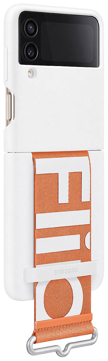 Samsung Silicone Cover Samsung Galaxy Z Flip4 Weiß EF-GF721TWEGWW