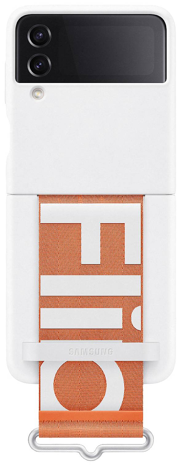 Samsung Silicone Cover Samsung Galaxy Z Flip4 Weiß EF-GF721TWEGWW