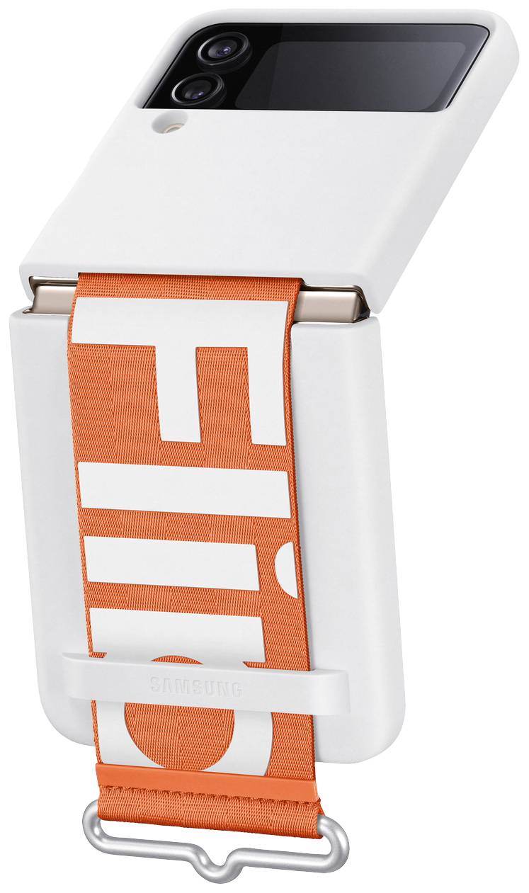 Samsung Silicone Cover Samsung Galaxy Z Flip4 Weiß EF-GF721TWEGWW