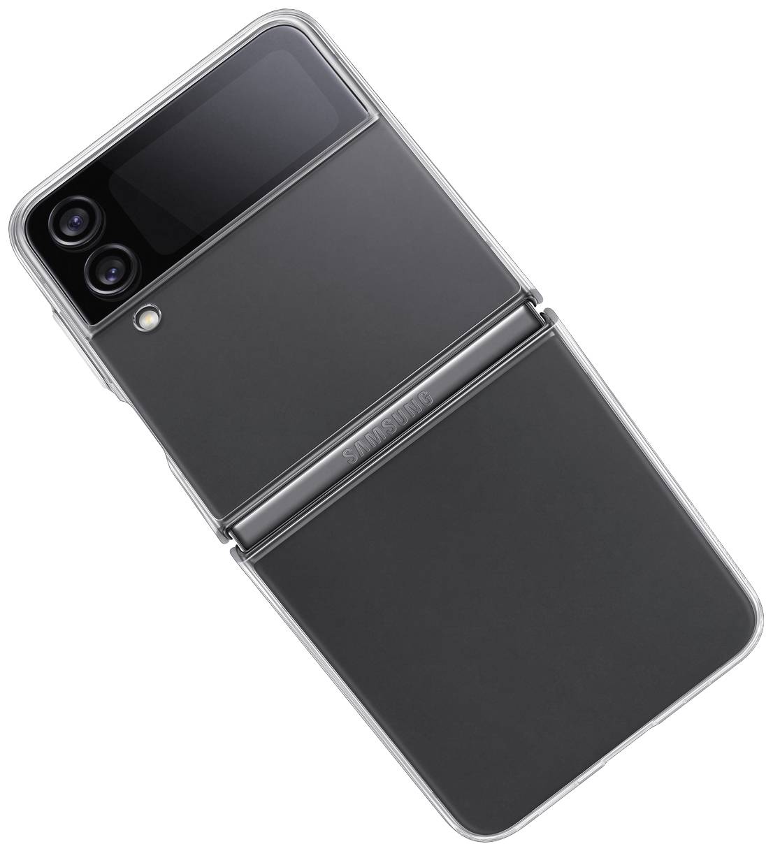 Samsung EF-QF721 - Hintere Abdeckung für Mobiltelefondurchsichtig - für Galaxy Z