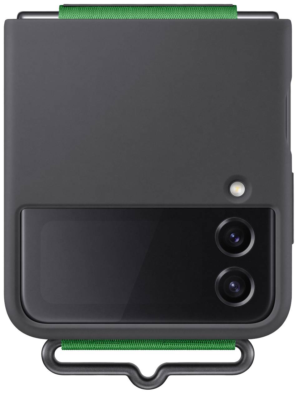 Samsung Silicone Cover Samsung Galaxy Z Flip4 Schwarz EF-GF721TBEGWW