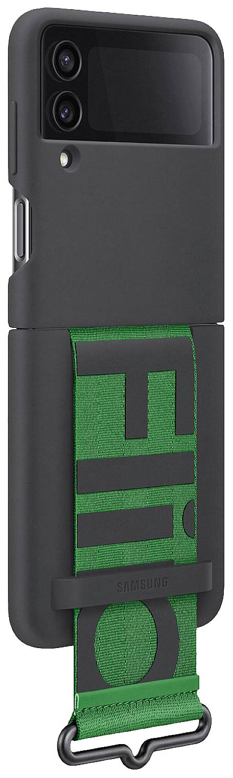 Samsung Silicone Cover Samsung Galaxy Z Flip4 Schwarz EF-GF721TBEGWW