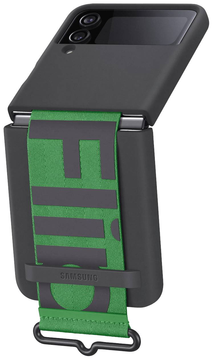 Samsung Silicone Cover Samsung Galaxy Z Flip4 Schwarz EF-GF721TBEGWW