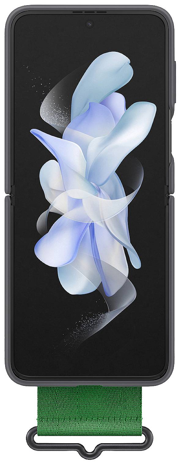 Samsung Silicone Cover Samsung Galaxy Z Flip4 Schwarz EF-GF721TBEGWW