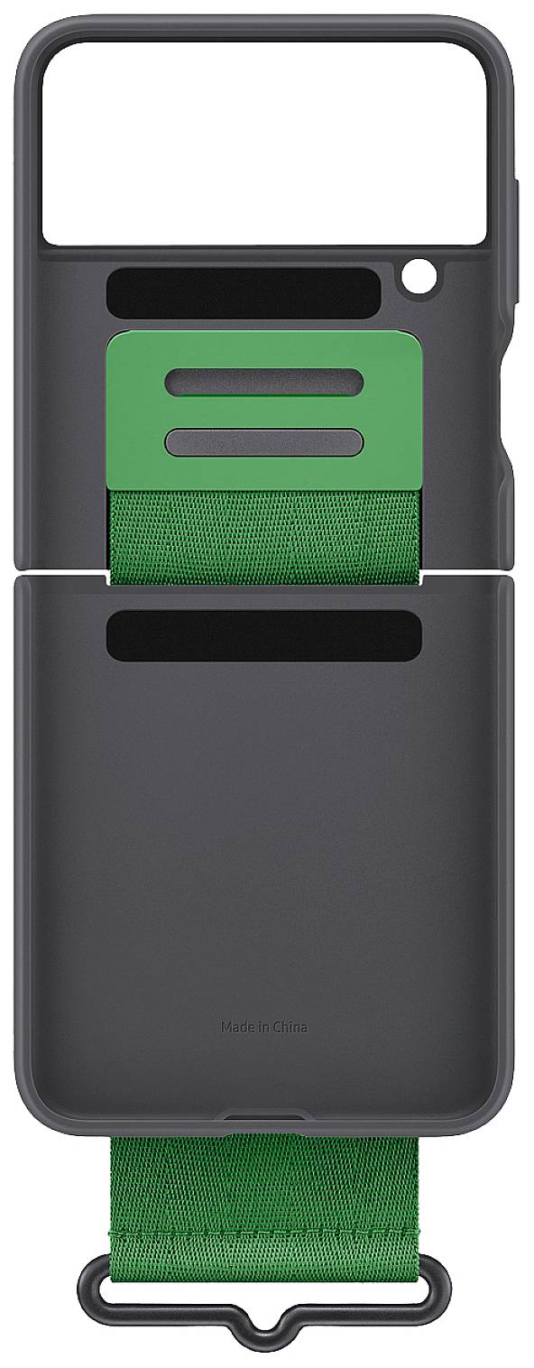 Samsung Silicone Cover Samsung Galaxy Z Flip4 Schwarz EF-GF721TBEGWW