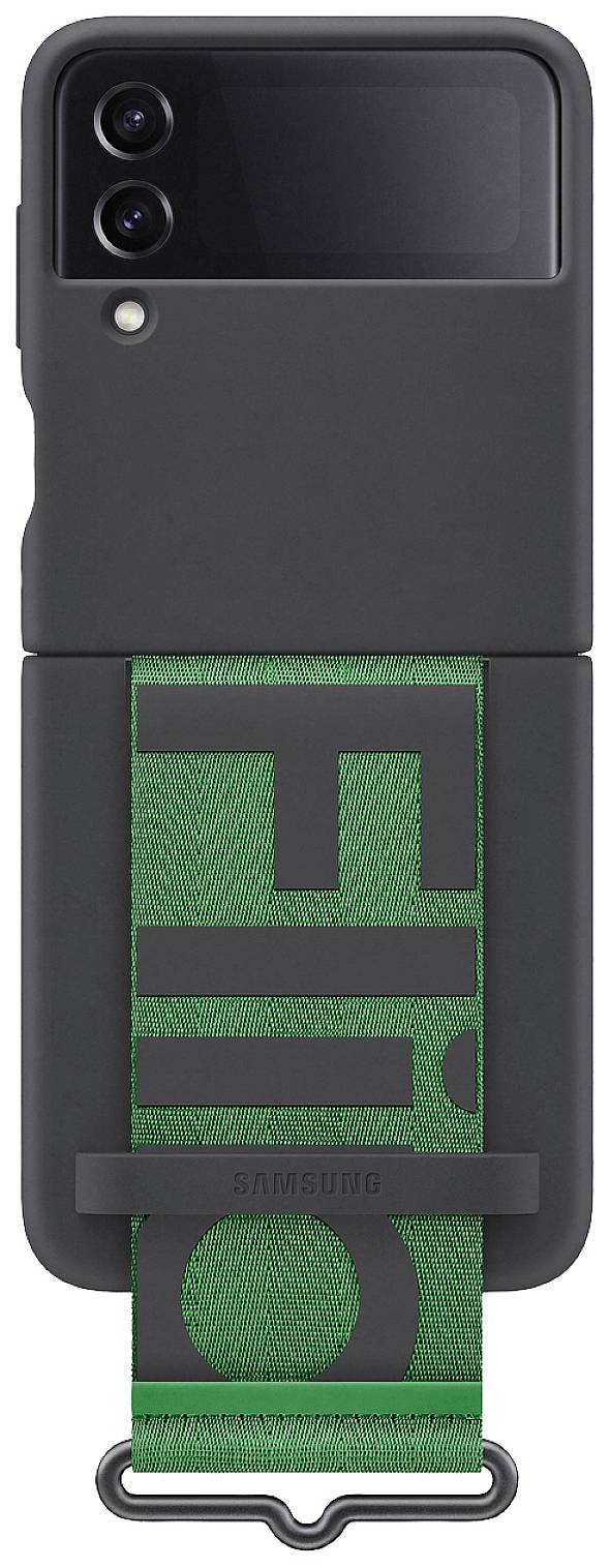 Samsung Silicone Cover Samsung Galaxy Z Flip4 Schwarz EF-GF721TBEGWW