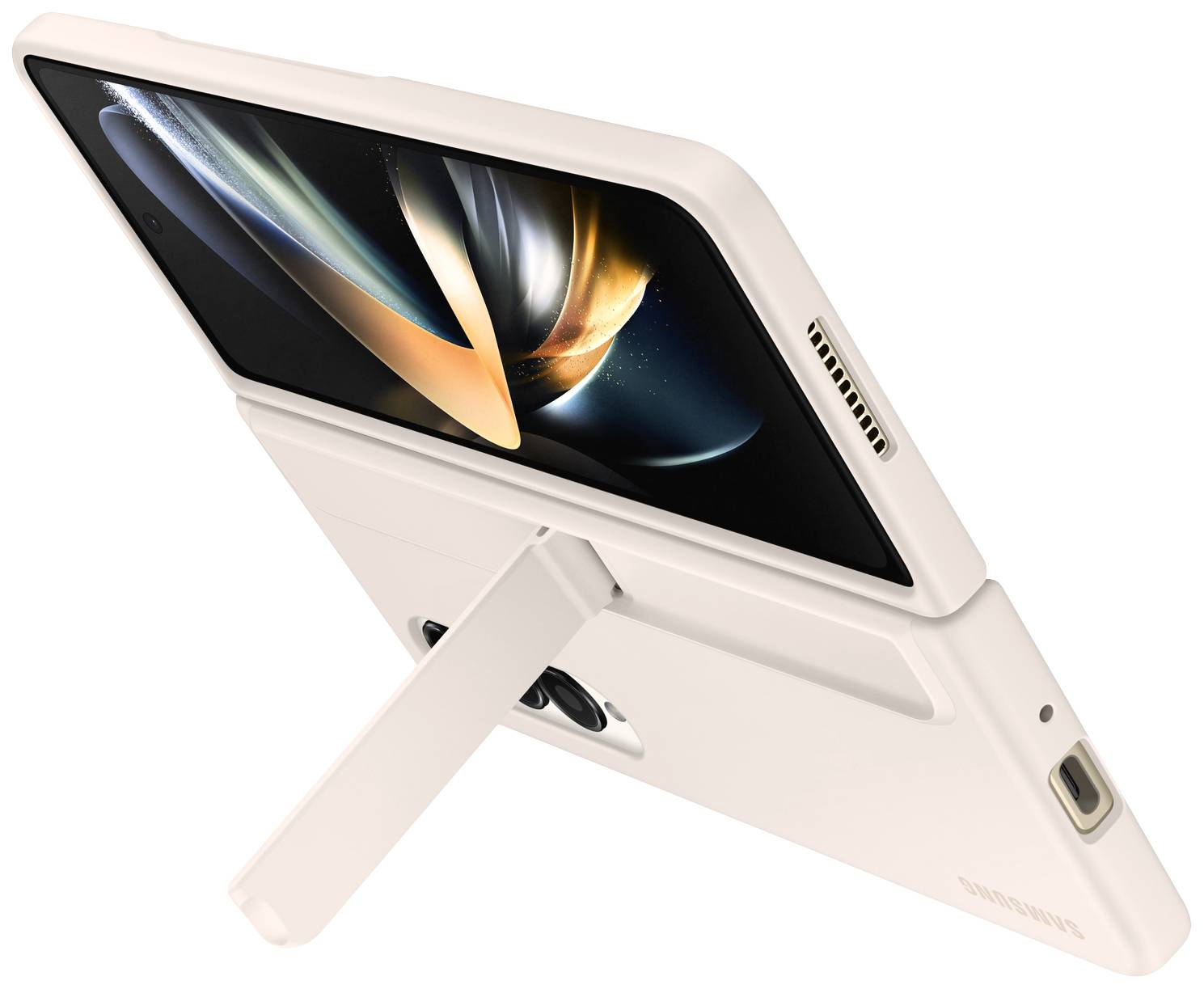 Samsung Standing Cover Samsung Galaxy Z Fold4 Sand Standfunktion EF-OF93PCUEGWW