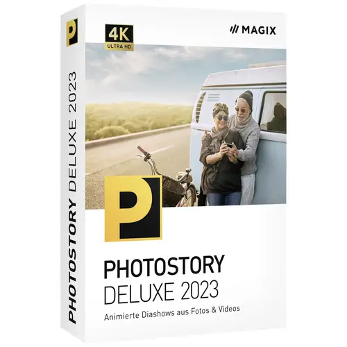 Magix Photostory deluxe (2023) Jahreslizenz, 1 Lizenz Windows Videobearbeitung, Bildbearbeitung Magix Photostory deluxe (2023) Jahreslizenz, 1 Lizenz Windows Videobearbeitung, Bildbearbeitung