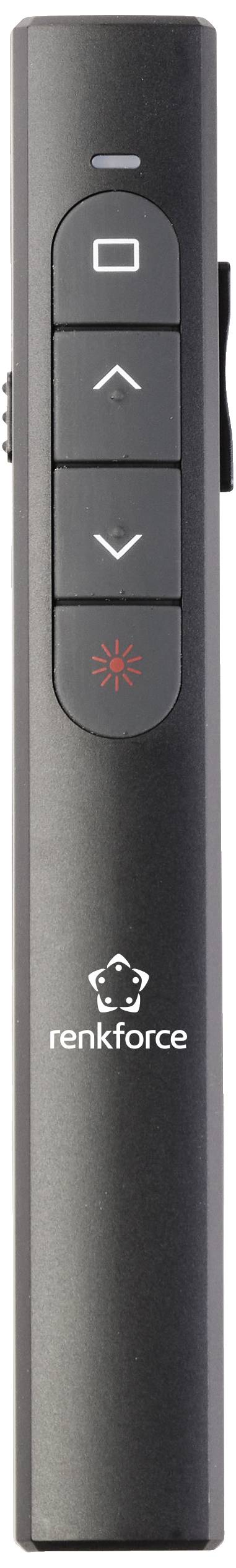 Renkforce RF-5253052 Kabellos Presenter inkl. Laserpointer