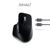 Logitech MX Master 3S For Mac Performance Maus Kabellos Laser Space Grau 7 Tasten 8000 dpi Darkfiel Logitech MX Master 3S For Mac Performance Maus Kabellos Laser Space Grau 7 Tasten 8000 dpi Darkfiel